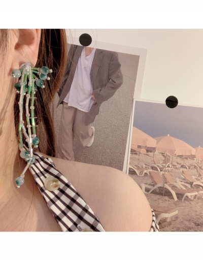 Fashion Patchwork Tassels Earrings For Ladies  #799135 $7.25 USD, Wholesale Fashion Earrings