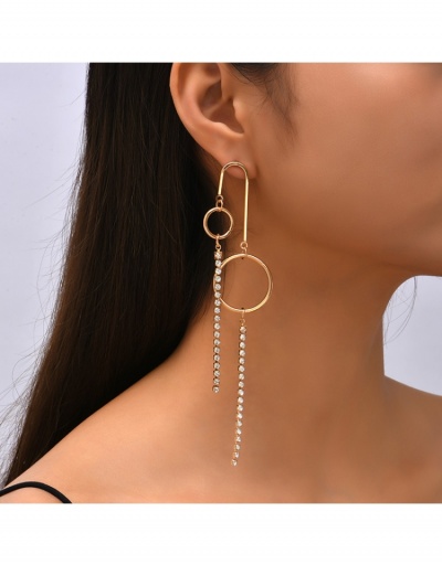 Fashion Vintage Rhinestone Long Earrings For Women #799137 $5.85 USD, Wholesale Fashion Earrings