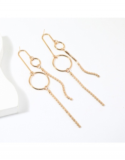 Replica Fashion Vintage Rhinestone Long Earrings For Women #799137 $5.85 USD for Wholesale