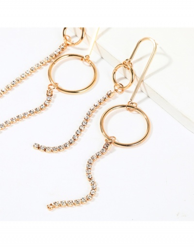 Replica Fashion Vintage Rhinestone Long Earrings For Women #799137 $5.85 USD for Wholesale