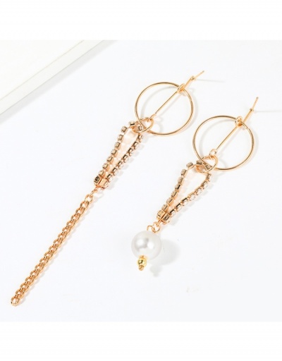 Replica Fashion Vintage Rhinestone Long Earrings For Women #799141 $6.30 USD for Wholesale