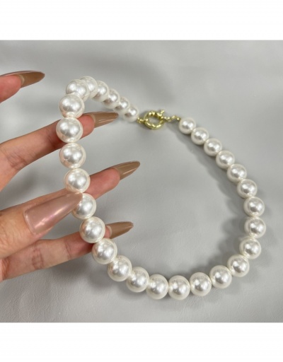 Replica  French Retro Faux Pearl Necklace For Women #799144 $12.04 USD for Wholesale