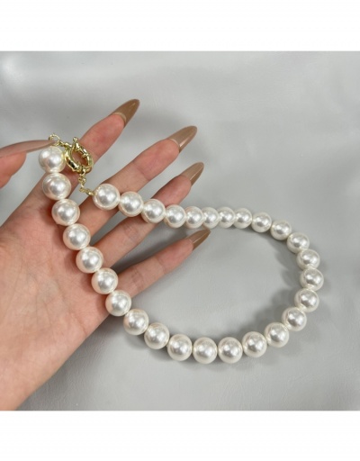 Replica  French Retro Faux Pearl Necklace For Women #799144 $12.04 USD for Wholesale