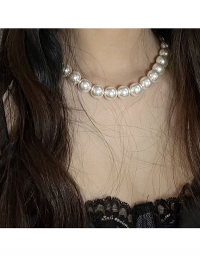 Replica  French Retro Faux Pearl Necklace For Women #799144 $12.04 USD for Wholesale