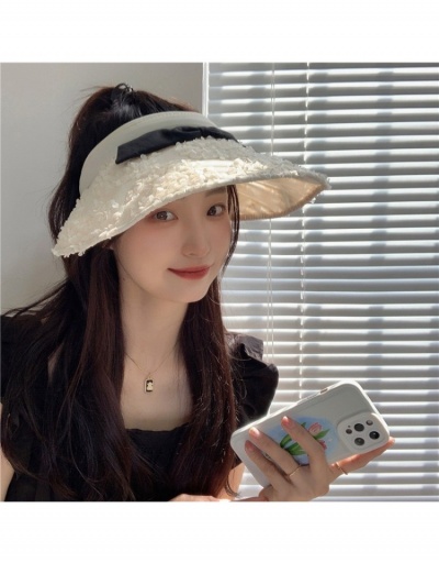  Elegant Sunscreen Summer Empty Top Sun Hat For Women #799148 $13.52 USD, Wholesale Fashion Hats