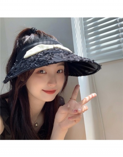 Replica  Elegant Sunscreen Summer Empty Top Sun Hat For Women #799148 $13.52 USD for Wholesale