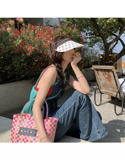 Replica  Summer Sunscreen Anti UV Letter Printed Hat For Women #799150 $11.84 USD for Wholesale