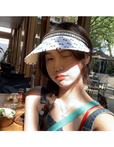 Replica  Summer Sunscreen Anti UV Letter Printed Hat For Women #799150 $11.84 USD for Wholesale