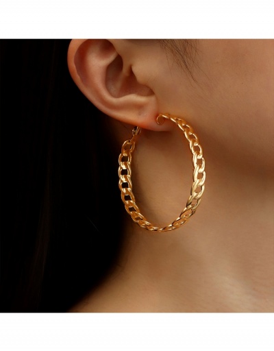 Replica  Fashion Golden Metal Easy Matching Earrings #799152 $6.38 USD for Wholesale