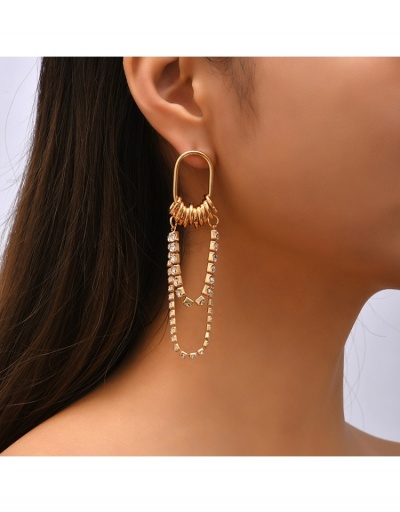  Ins Creative Personality Long Geometric Earrings #799154 $6.76 USD, Wholesale Fashion Earrings