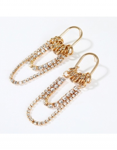 Replica  Ins Creative Personality Long Geometric Earrings #799154 $6.76 USD for Wholesale