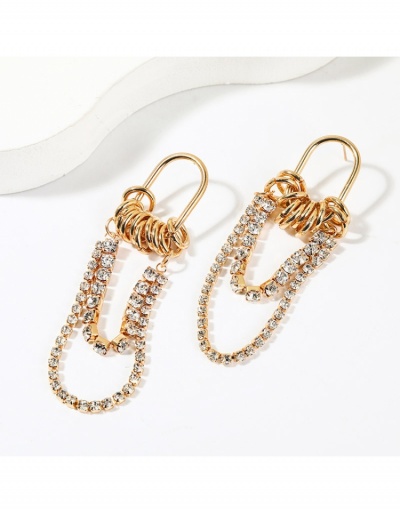 Replica  Ins Creative Personality Long Geometric Earrings #799154 $6.76 USD for Wholesale