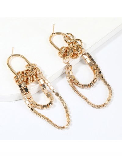 Replica  Ins Creative Personality Long Geometric Earrings #799154 $6.76 USD for Wholesale