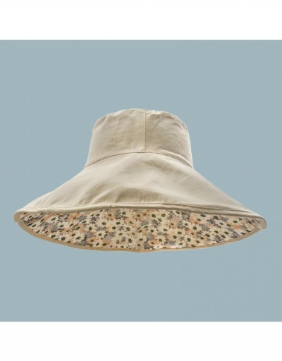 Replica  Korean Flower Two-sided Wear Sunscreen Fisherman's Hat #799155 $14.23 USD for Wholesale