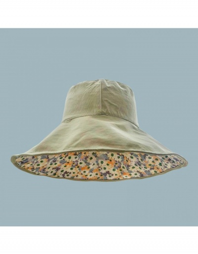 Replica  Korean Flower Two-sided Wear Sunscreen Fisherman's Hat #799155 $14.23 USD for Wholesale