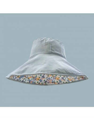 Replica  Korean Flower Two-sided Wear Sunscreen Fisherman's Hat #799155 $14.23 USD for Wholesale