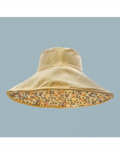 Replica  Korean Flower Two-sided Wear Sunscreen Fisherman's Hat #799155 $14.23 USD for Wholesale