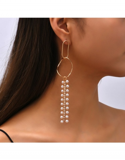  Creative Exquisite Claw Faux Pearl Women's Earrings #799158 $6.40 USD, Wholesale Fashion Earrings