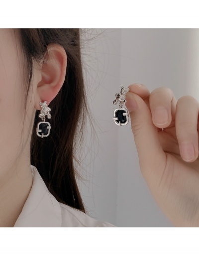 Replica Lovely Bear Zircon Earrings For Ladies #799161 $4.24 USD for Wholesale