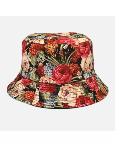  Summer Flower Printing Bucket Hats #799173 $9.34 USD, Wholesale Fashion Hats