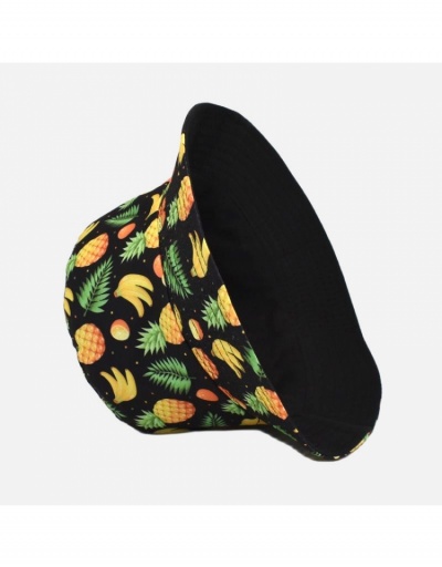 Replica  Summer Pineapple Printing Bucket Hat #799178 $9.34 USD for Wholesale