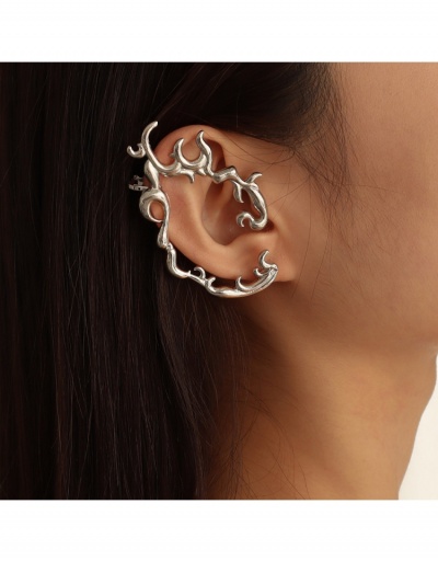 Street Metal Geometric Solid One Piece Earring #799183 $7.21 USD, Wholesale Fashion Earrings