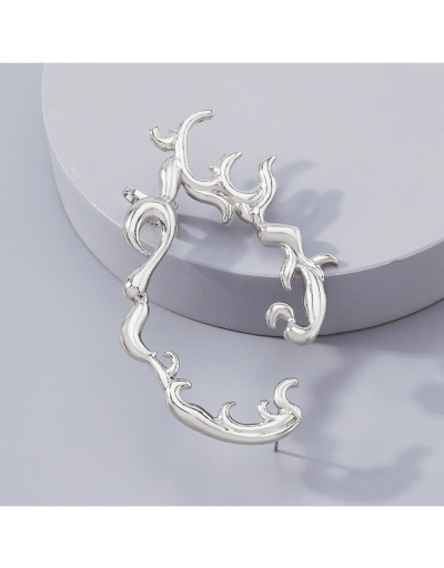 Replica Street Metal Geometric Solid One Piece Earring #799183 $7.21 USD for Wholesale