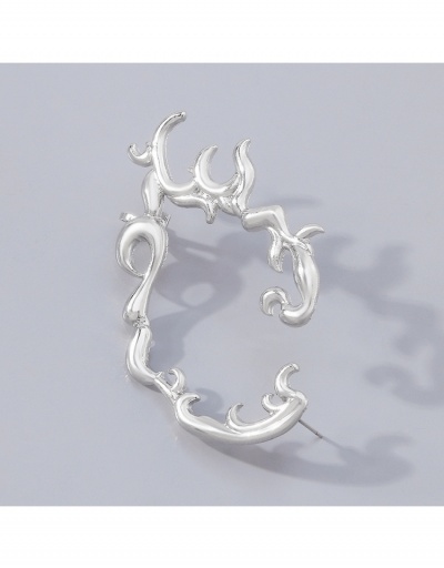 Replica Street Metal Geometric Solid One Piece Earring #799183 $7.21 USD for Wholesale