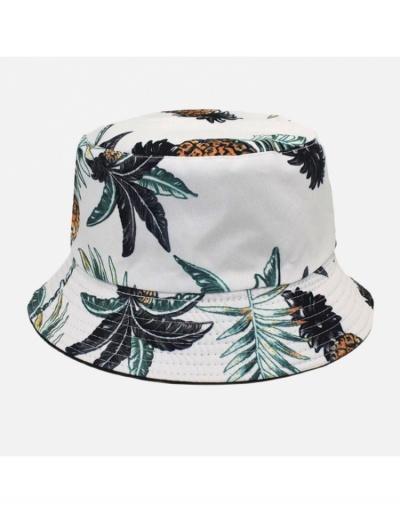 Casual Print Sun Block Double-sided Bucket Hat #799196 $9.00 USD, Wholesale Fashion Hats