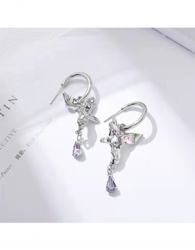 Replica Alloy Material Butterfly Design Pendant Earrings #799198 $4.48 USD for Wholesale