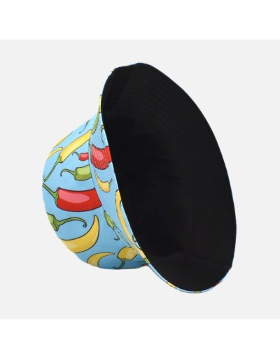 Replica  Versatile Sunscreen Chili Pattern Fisherman Hat #799199 $9.69 USD for Wholesale