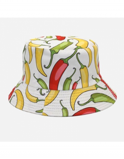 Replica  Versatile Sunscreen Chili Pattern Fisherman Hat #799199 $9.69 USD for Wholesale