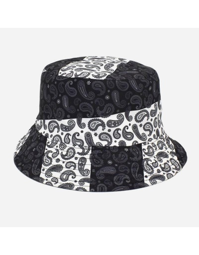  Sunshade Printing Contrast Color Versatile Bucket Hat #799205 $9.34 USD, Wholesale Fashion Hats