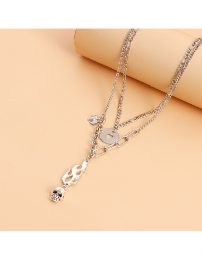 Replica Fashion Skull Metal  Pendant Necklace #799212 $4.94 USD for Wholesale