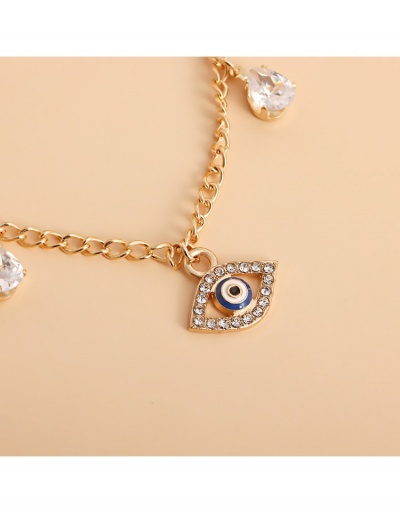 Replica  Simple Diamond Eye Pendant Necklace #799214 $4.59 USD for Wholesale