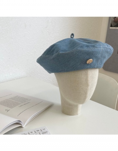 Fashion Casual Denim Beret Hats For Women #799219 $12.01 USD, Wholesale Fashion Hats