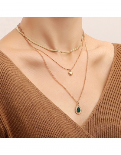  Creative Multi-layer Flat Snake Chain Necklace #799226 $5.38 USD, Wholesale Fashion Necklaces