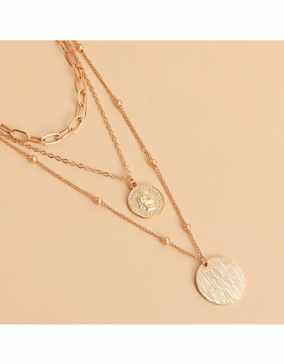 Replica  Chinese Style Coin Pendant Female Necklace #799228 $4.34 USD for Wholesale