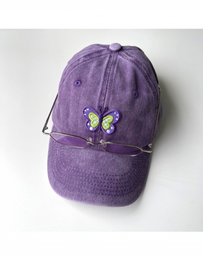  Cute Butterfly Pattern Summer Cap #799234 $8.78 USD, Wholesale Fashion Hats