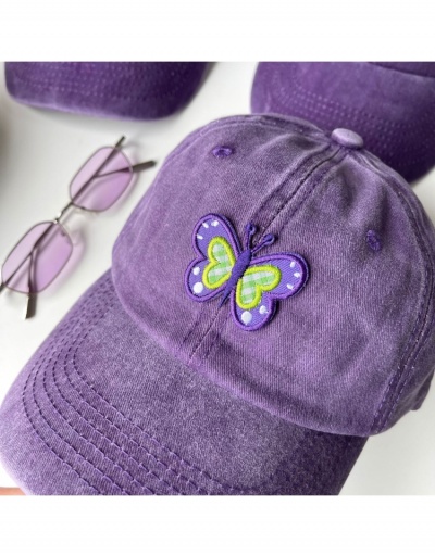 Replica  Cute Butterfly Pattern Summer Cap #799234 $8.78 USD for Wholesale