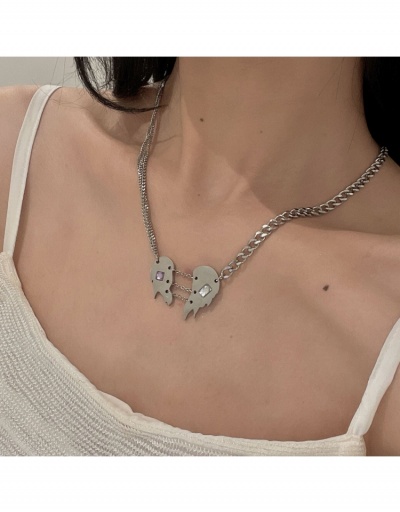 Replica Easy Matching Chic Alloy Flame Necklace For Women  #799241 $8.14 USD for Wholesale