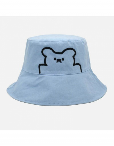 Replica  Korean Bear Embroidered Women's Sunshade Hat #799242 $11.00 USD for Wholesale