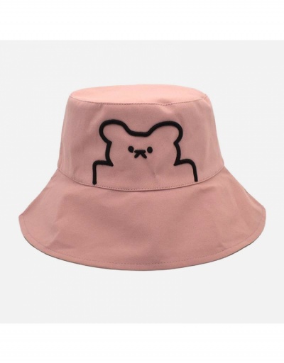 Replica  Korean Bear Embroidered Women's Sunshade Hat #799242 $11.00 USD for Wholesale