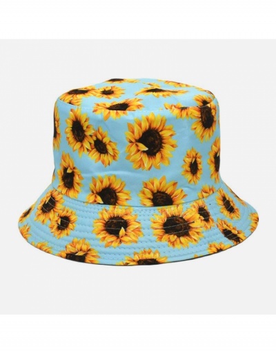  Sunflower Print Fashion Fisherman's Hat #799244 $8.65 USD, Wholesale Fashion Hats