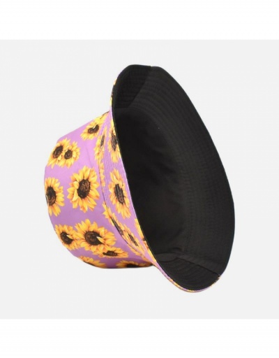 Replica  Sunflower Print Fashion Fisherman's Hat #799244 $8.65 USD for Wholesale