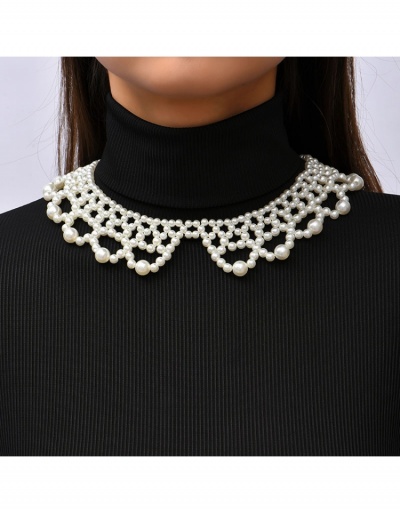  Korean Simple Faux Pearl Necklace For Women #799248 $7.54 USD, Wholesale Fashion Necklaces