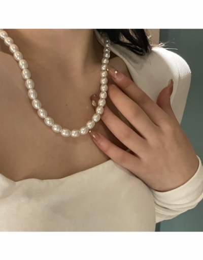 Replica Ladies Full Faux Pearl Necklace #799258 $6.98 USD for Wholesale