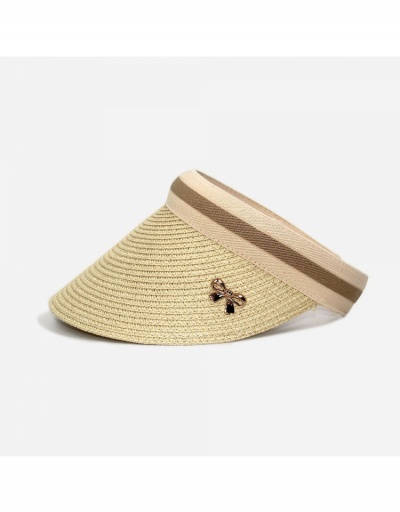 Empty Top Bow Straw Sun Hats For Women #799262 $9.60 USD, Wholesale Fashion Hats