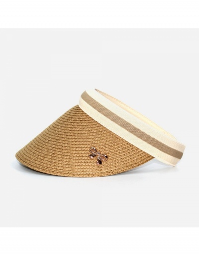 Replica Empty Top Bow Straw Sun Hats For Women #799262 $9.60 USD for Wholesale