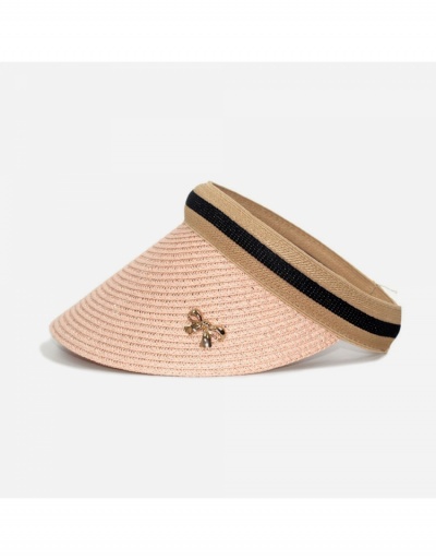 Replica Empty Top Bow Straw Sun Hats For Women #799262 $9.60 USD for Wholesale